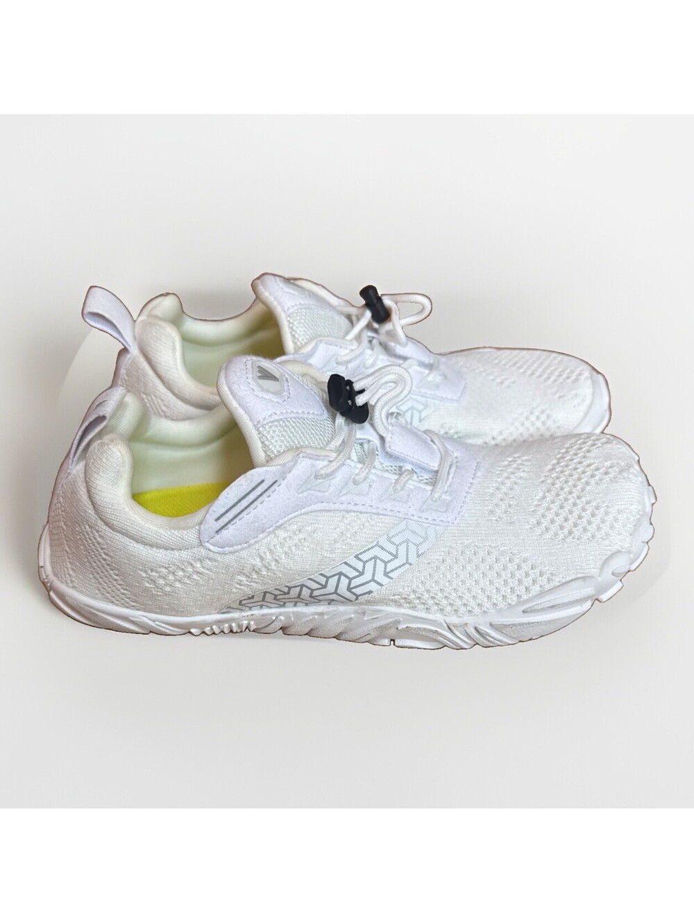 White Sneakers Grounding Minimalist Barefoot Athletic Shoes Ladies 6.5 7